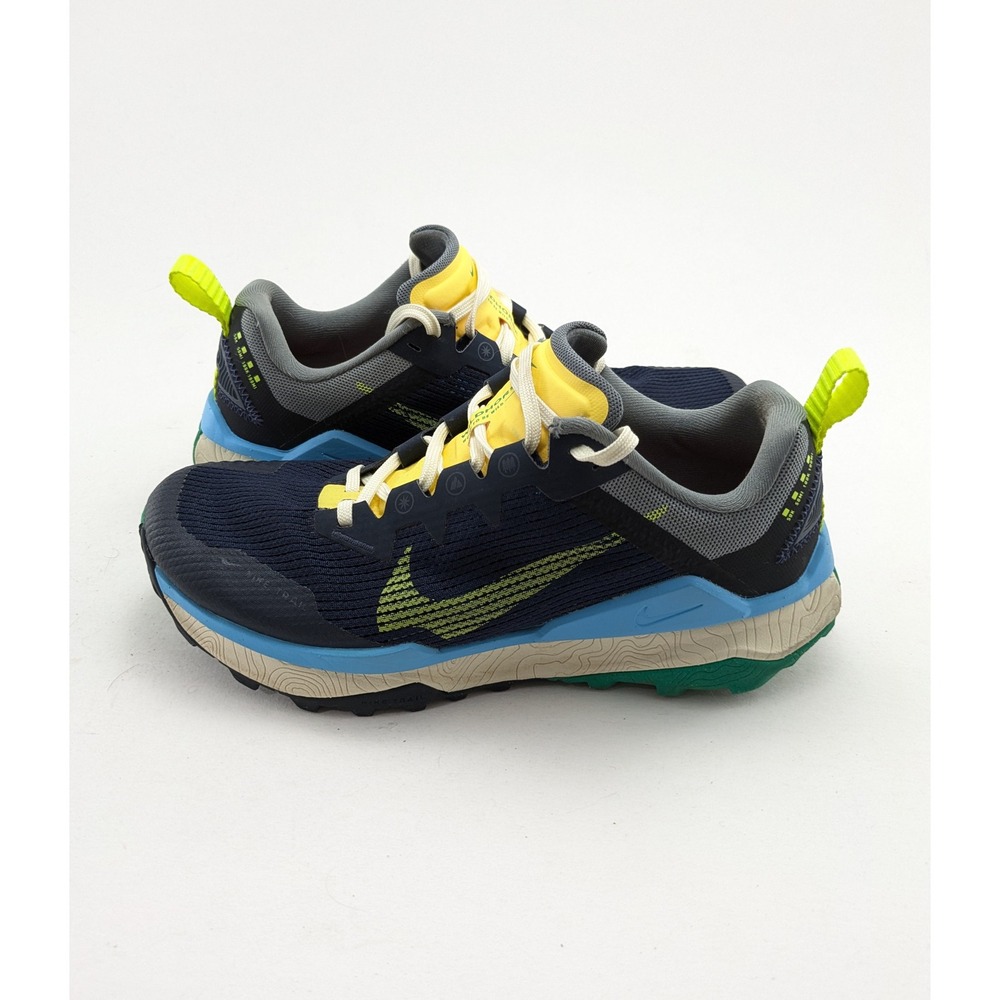 Womens Nike Wildhorse 8 Trail Obsidian Blue Volt Running Shoes DR2689-400 Size 7